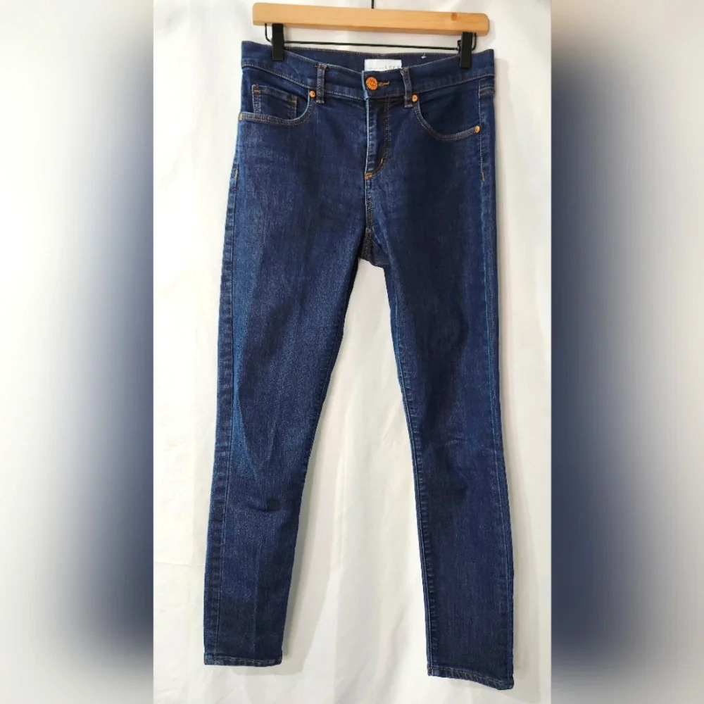 LOFT Women's Jeans‎ Size 4 Dark Wash Denim Modern Skinny Classic Normcore Casual